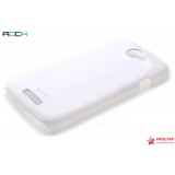 Пластиковая накладка ROCK Naked Color-ful series для HTC One S +пленка (белый)